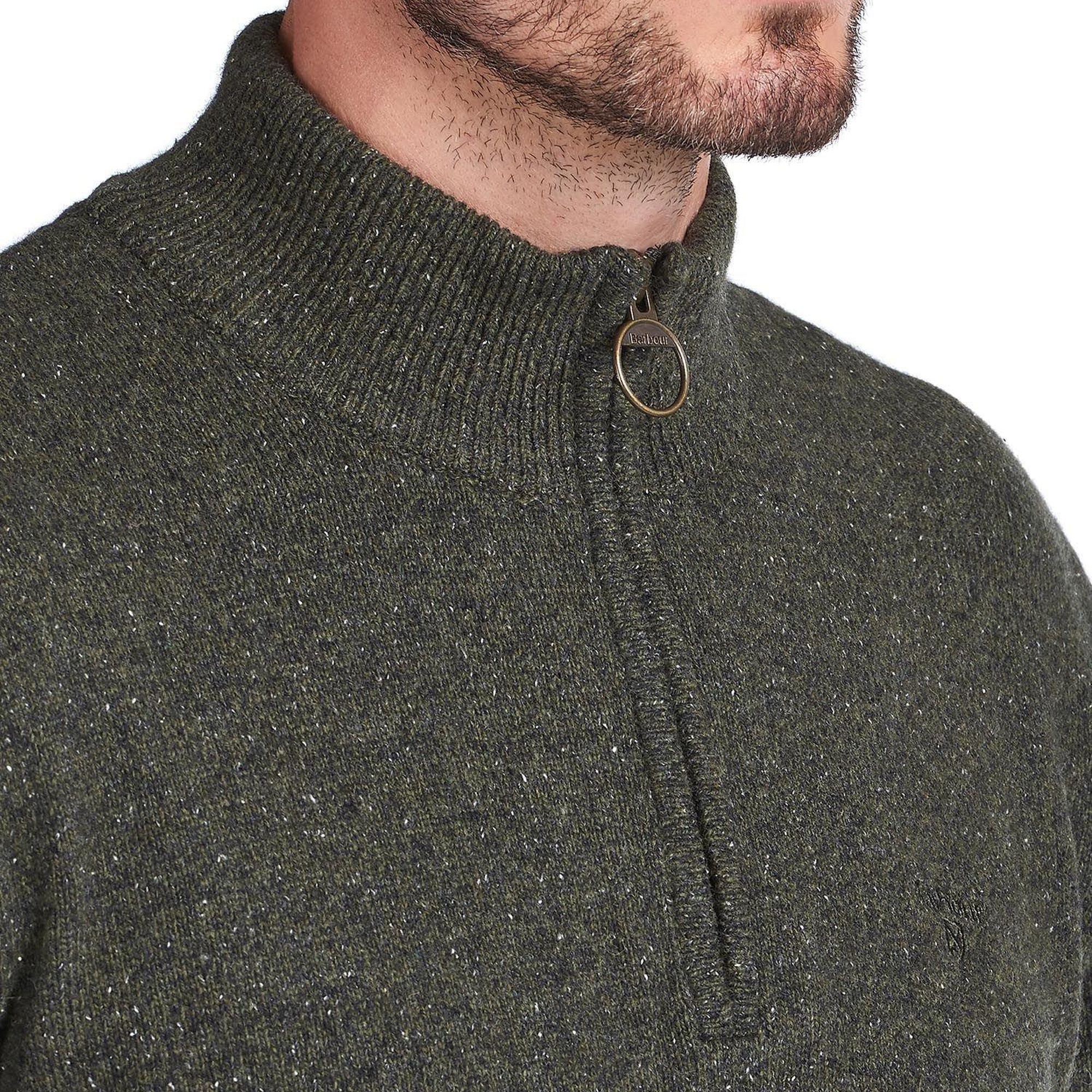 Barbour Tisbury Half Zip Kazak