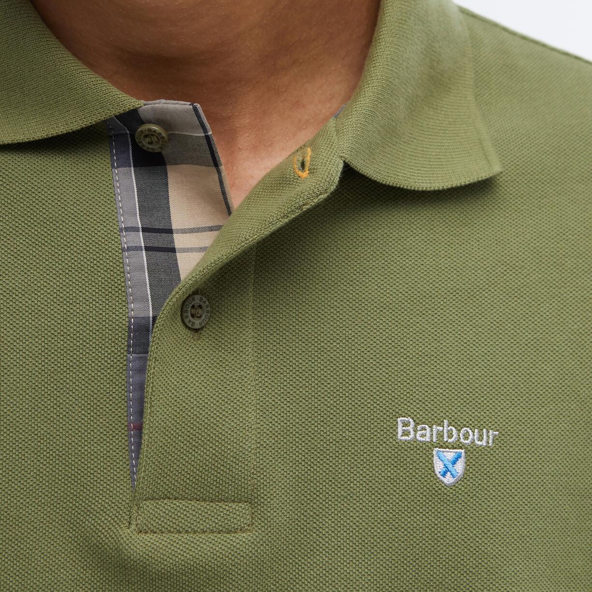 Barbour Tartan Pique Polo Yaka
