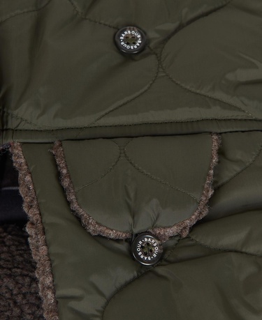  Barbour Sandbay Kapitone Trapper Şapka