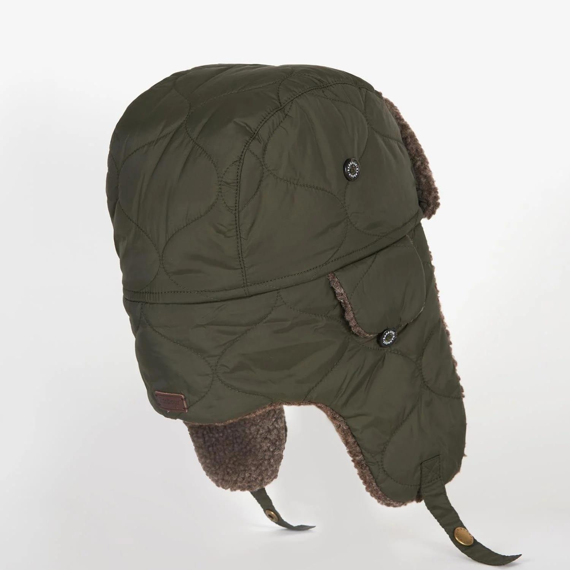 Barbour Sandbay Kapitone Trapper Şapka