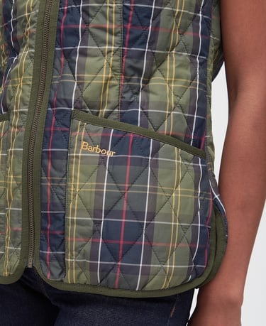  Barbour Tartan Betty İçlik-Yelek - Beadnell Ceketler İle Uyumludur