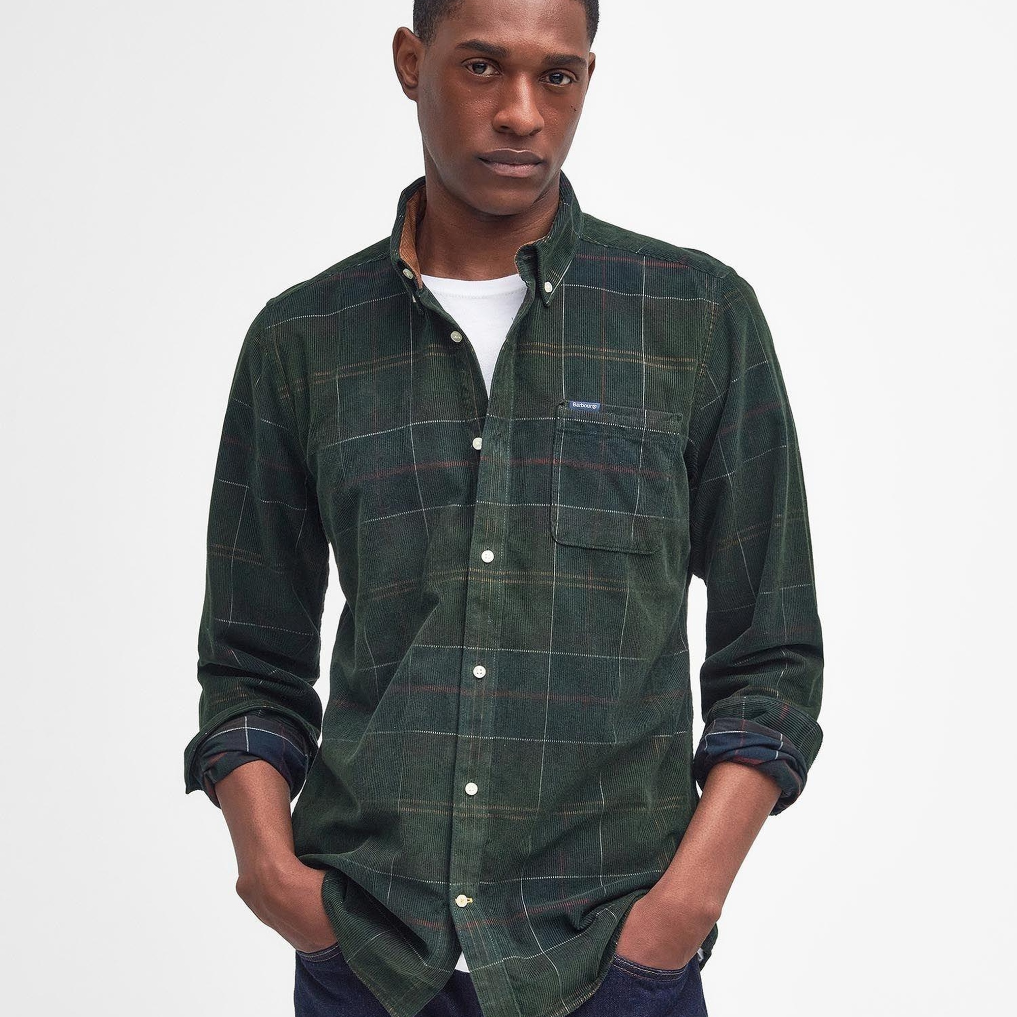 Barbour Blair Tailored Tartan Cord Gömlek