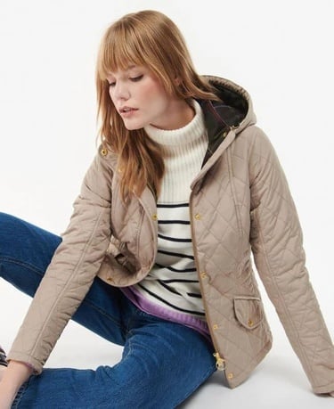  Barbour Kadın Millfire Quilt Kapitone Ceket