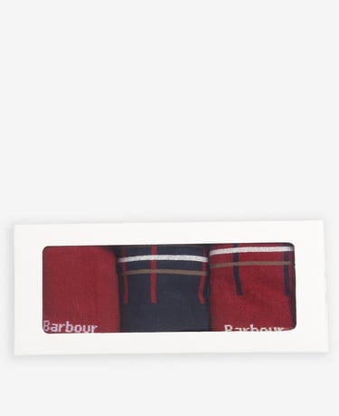  Barbour Tartan Çorap Hediye Kutusu