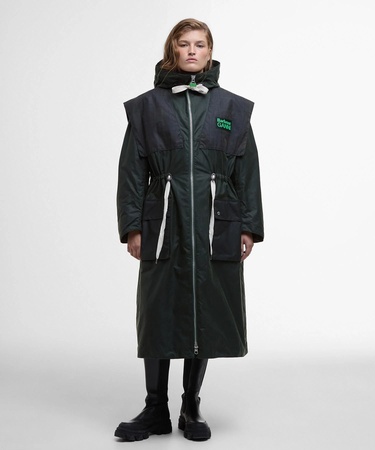  Barbour x GANNI Yağlı Parka