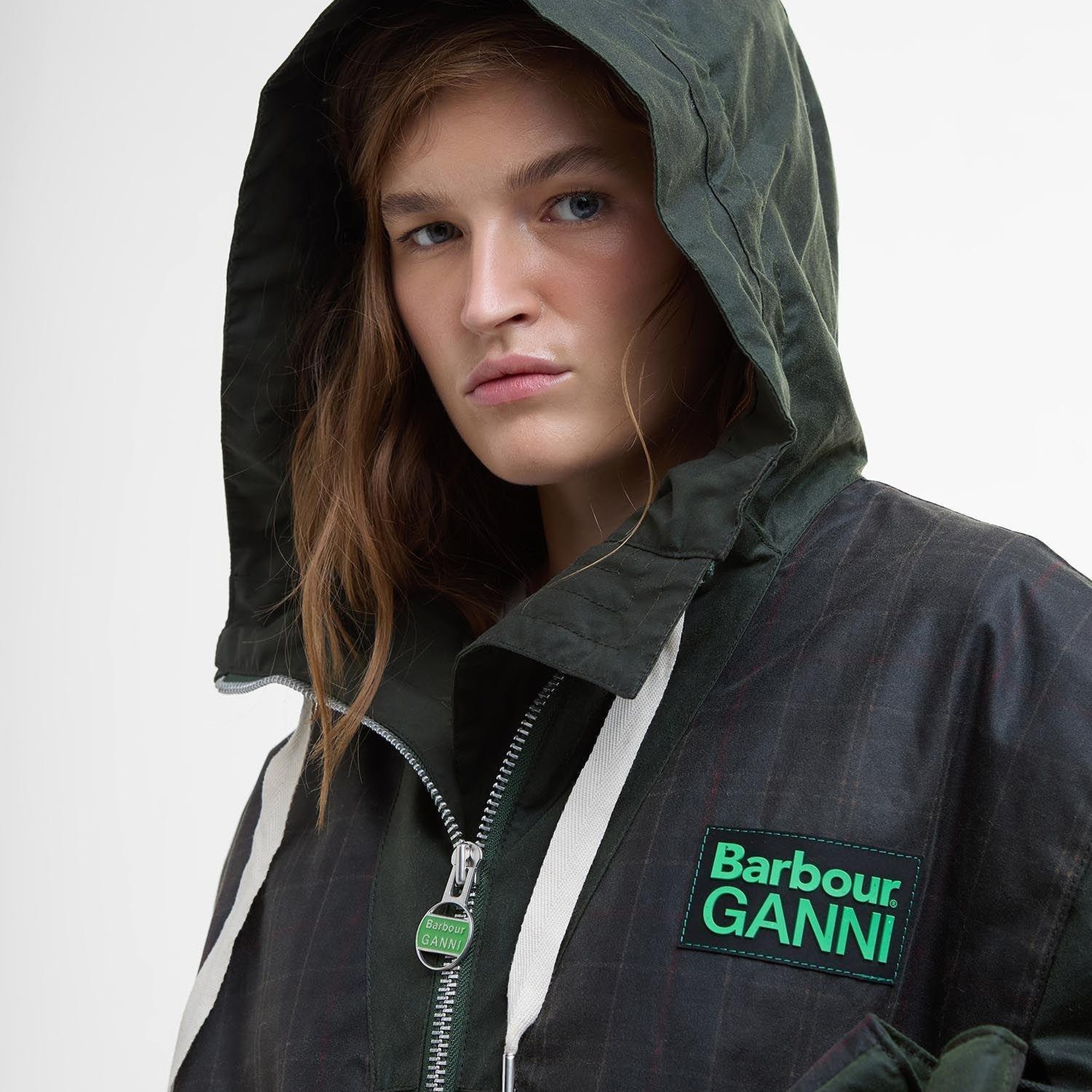 Barbour x GANNI Yağlı Parka