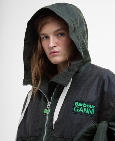  Barbour x GANNI Yağlı Parka