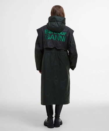  Barbour x GANNI Yağlı Parka