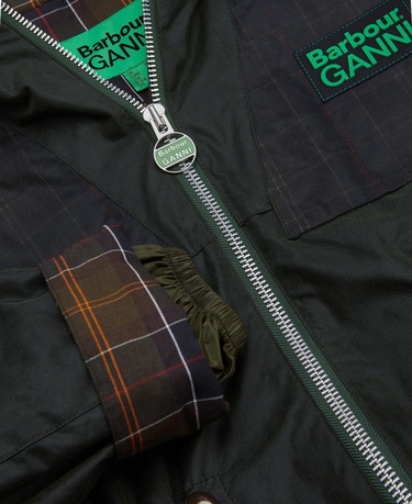  Barbour x GANNI Yağlı Parka