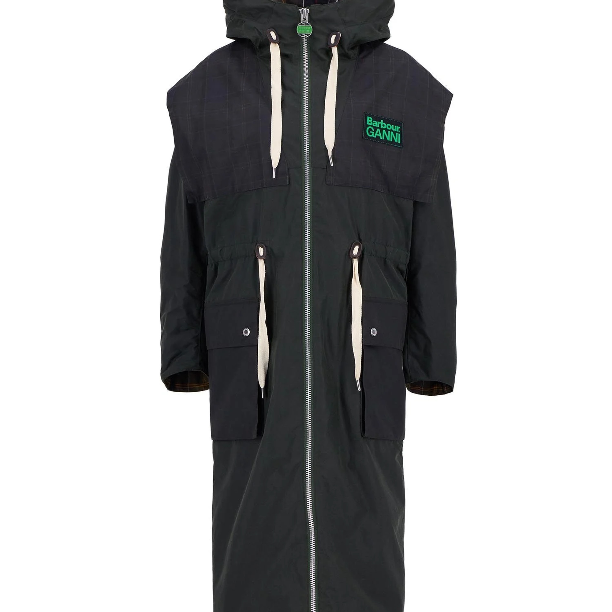 Barbour x GANNI Yağlı Parka