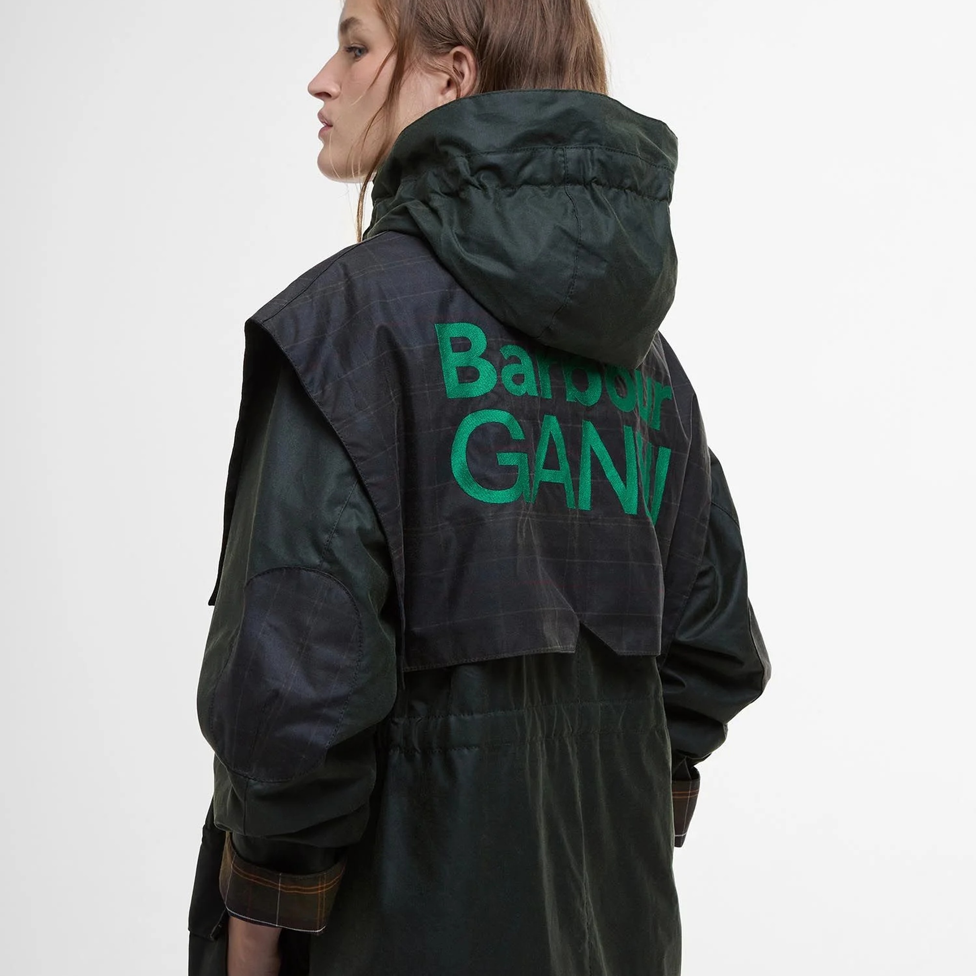 Barbour x GANNI Yağlı Parka