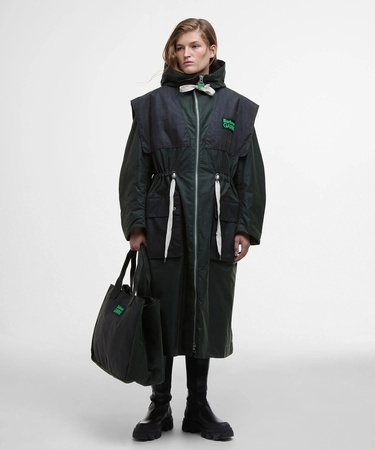  Barbour x GANNI Yağlı Parka