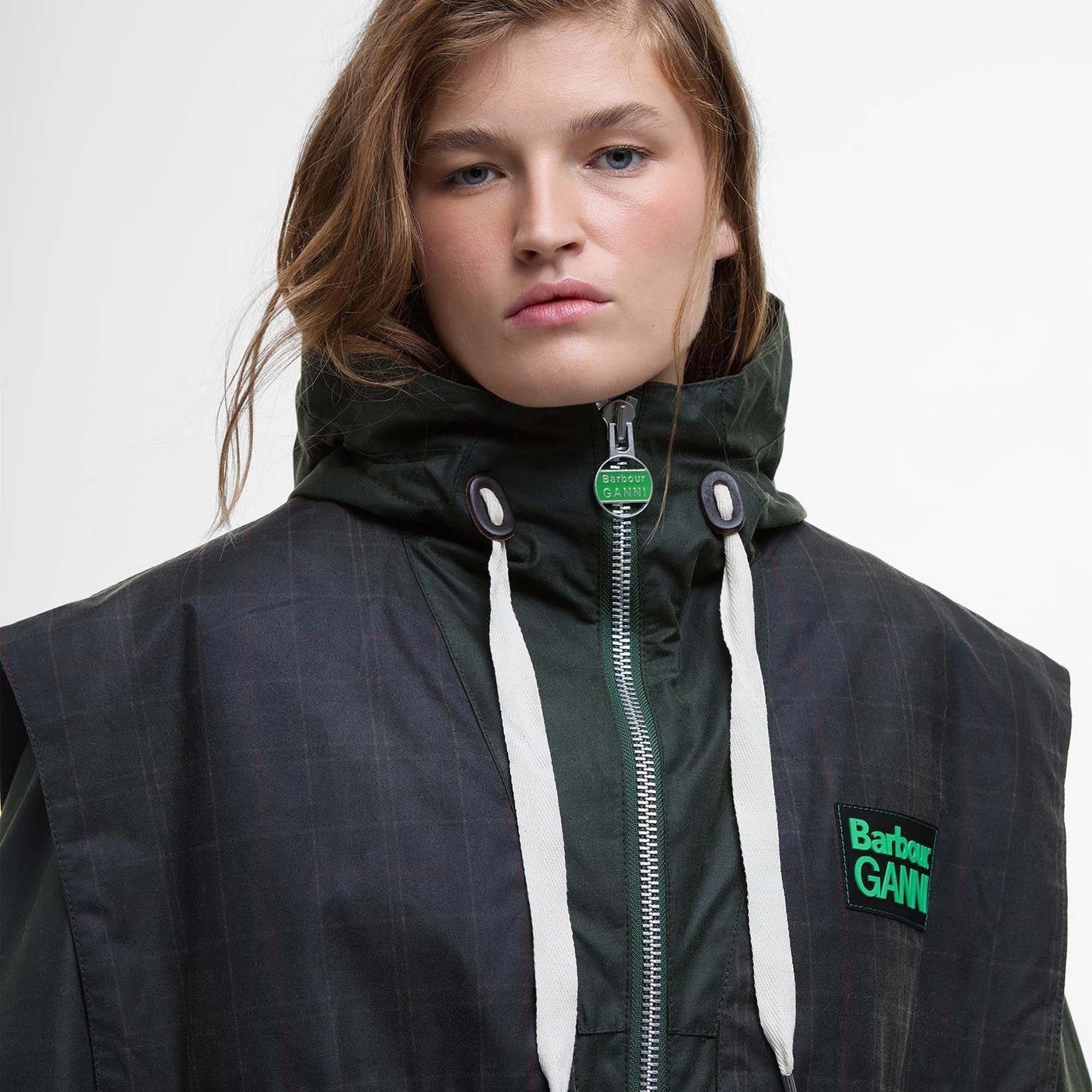 Barbour x GANNI Yağlı Parka