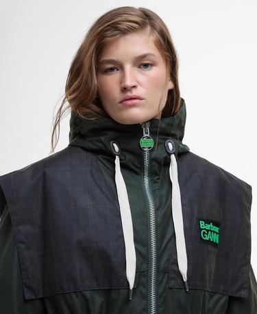  Barbour x GANNI Yağlı Parka