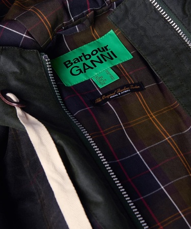 Barbour x GANNI Yağlı Parka