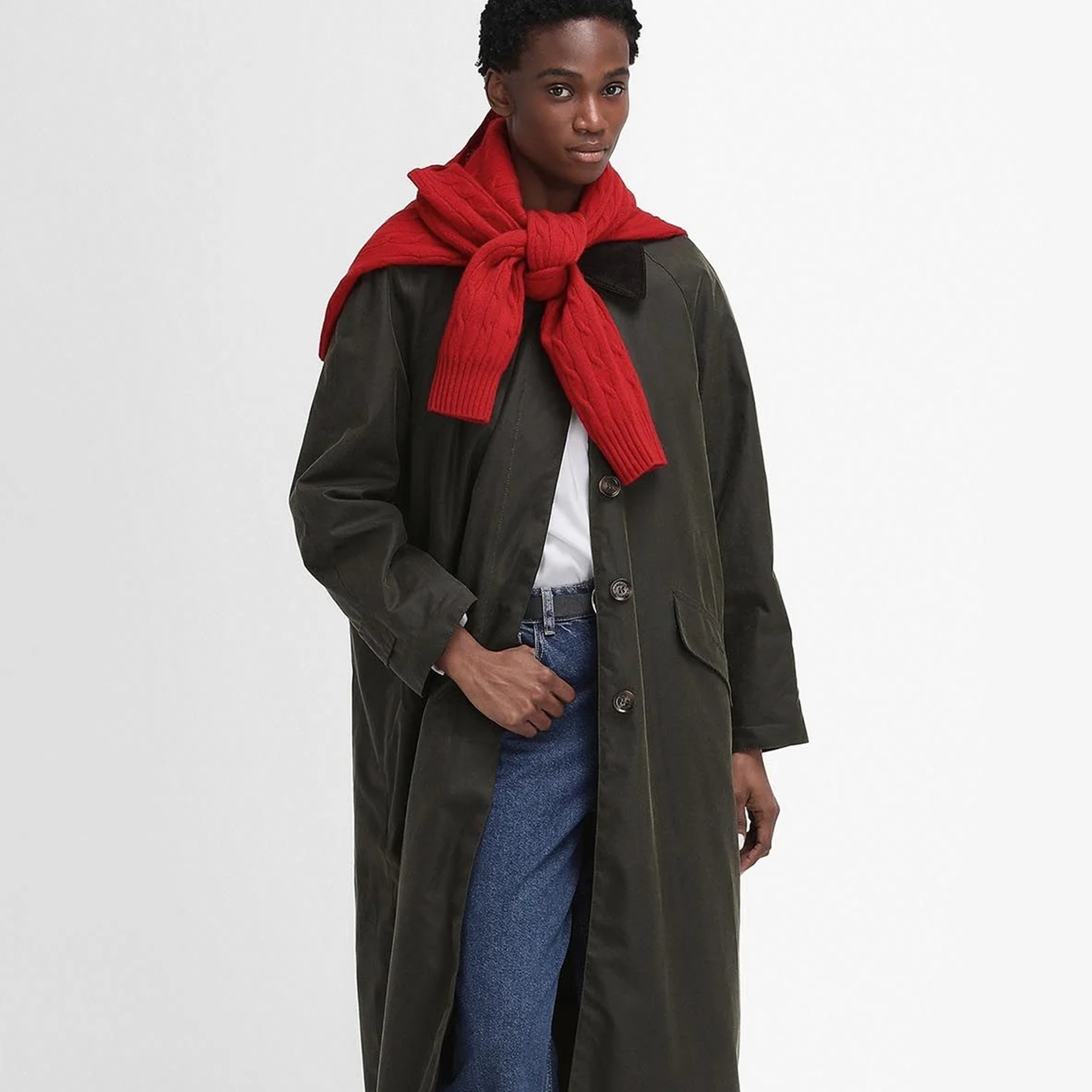 Barbour X Alexa Dorothy Yağlı Ceket