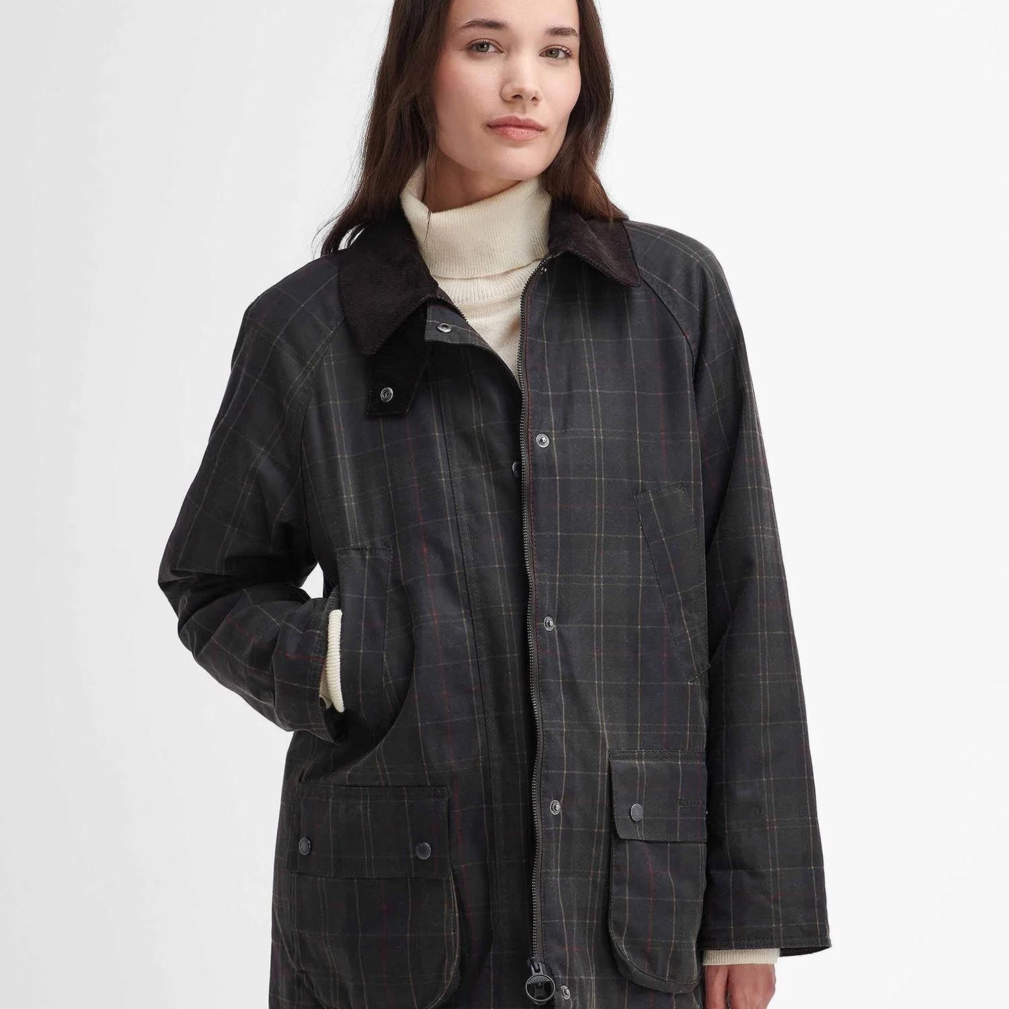 Barbour Tartan Ashby Yağlı Ceket