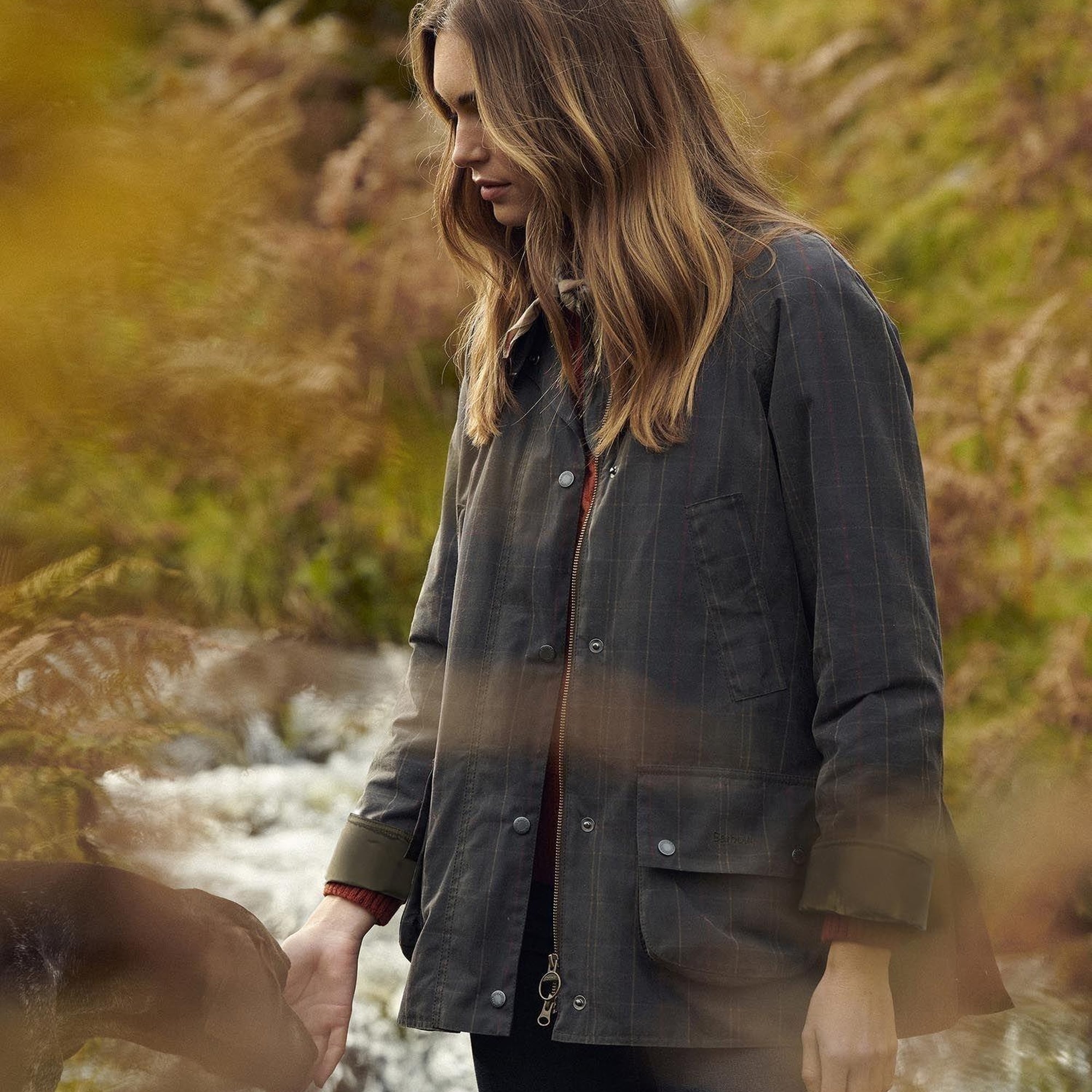 Barbour Tartan Ashby Yağlı Ceket