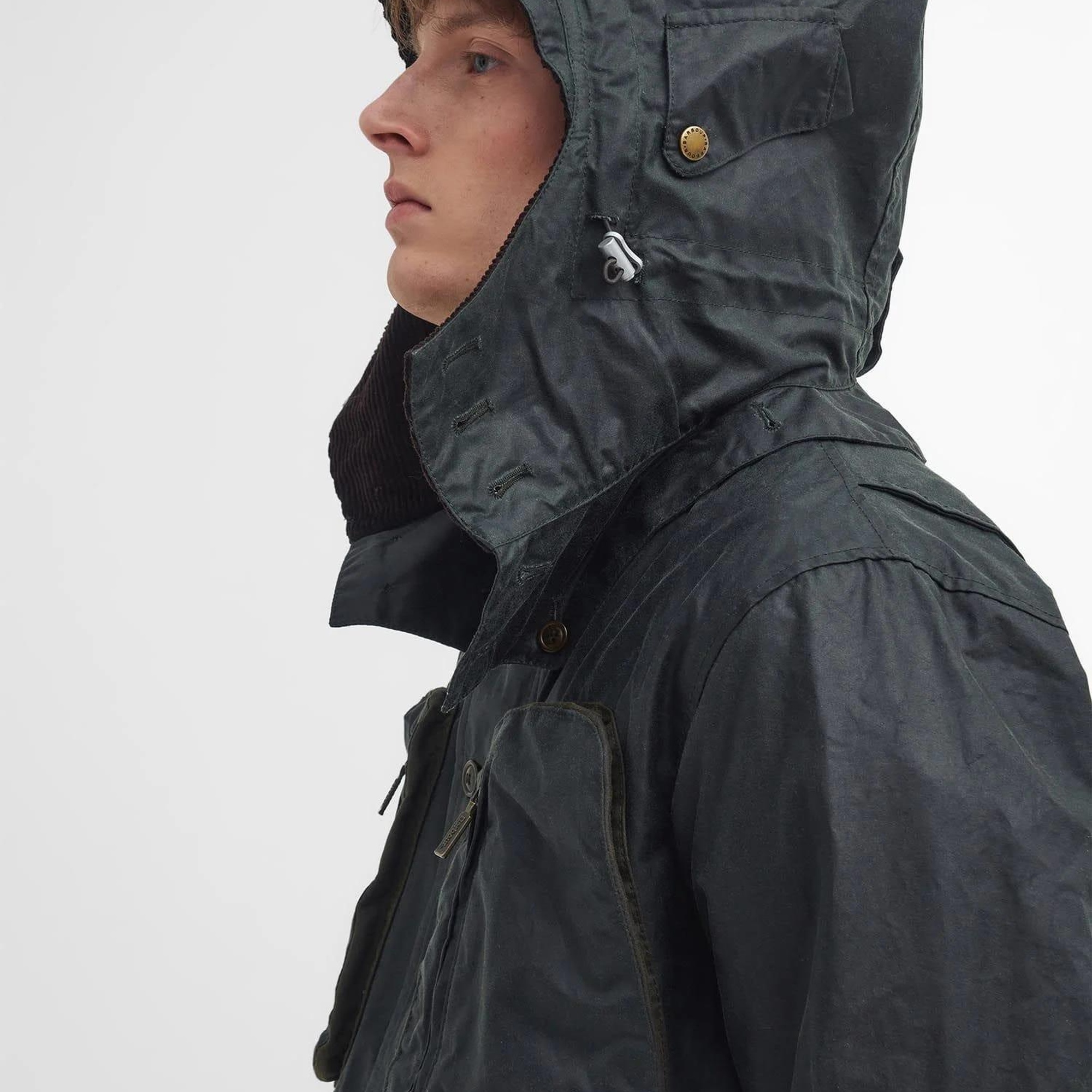 Barbour x TO KI TO Outland Yağlı Ceket