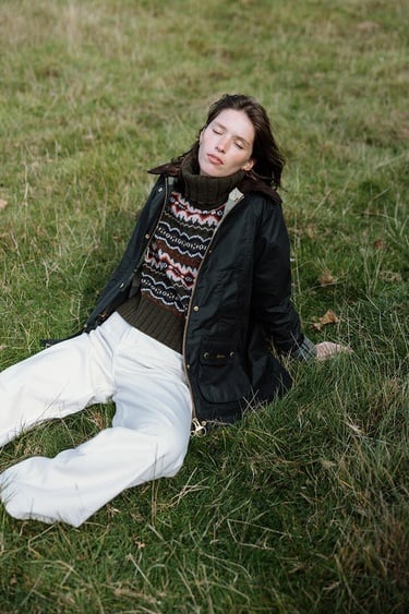  Barbour Modern Beadnell Yağlı Ceket