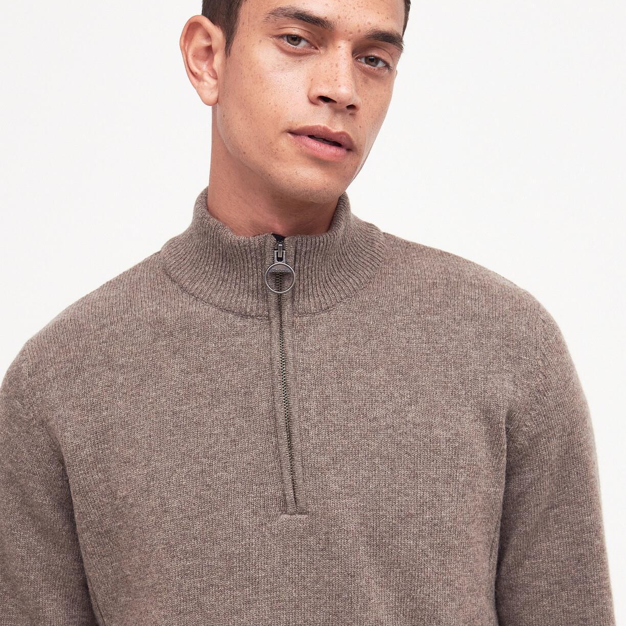 Barbour Holden Half Zip Knitted Kazak