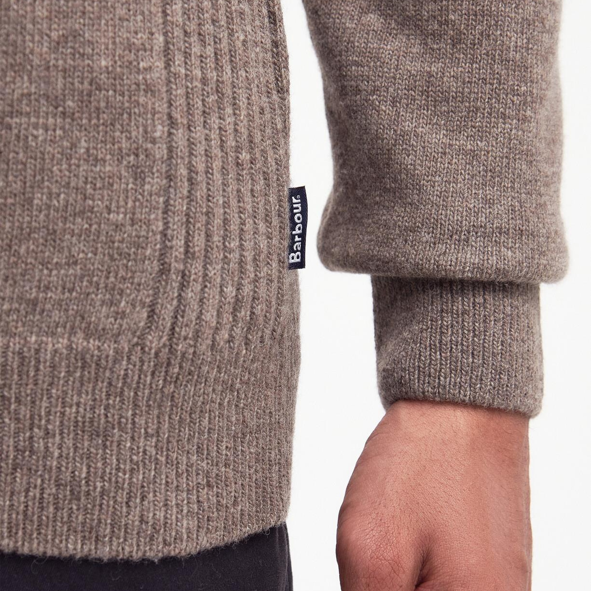 Barbour Holden Half Zip Knitted Kazak