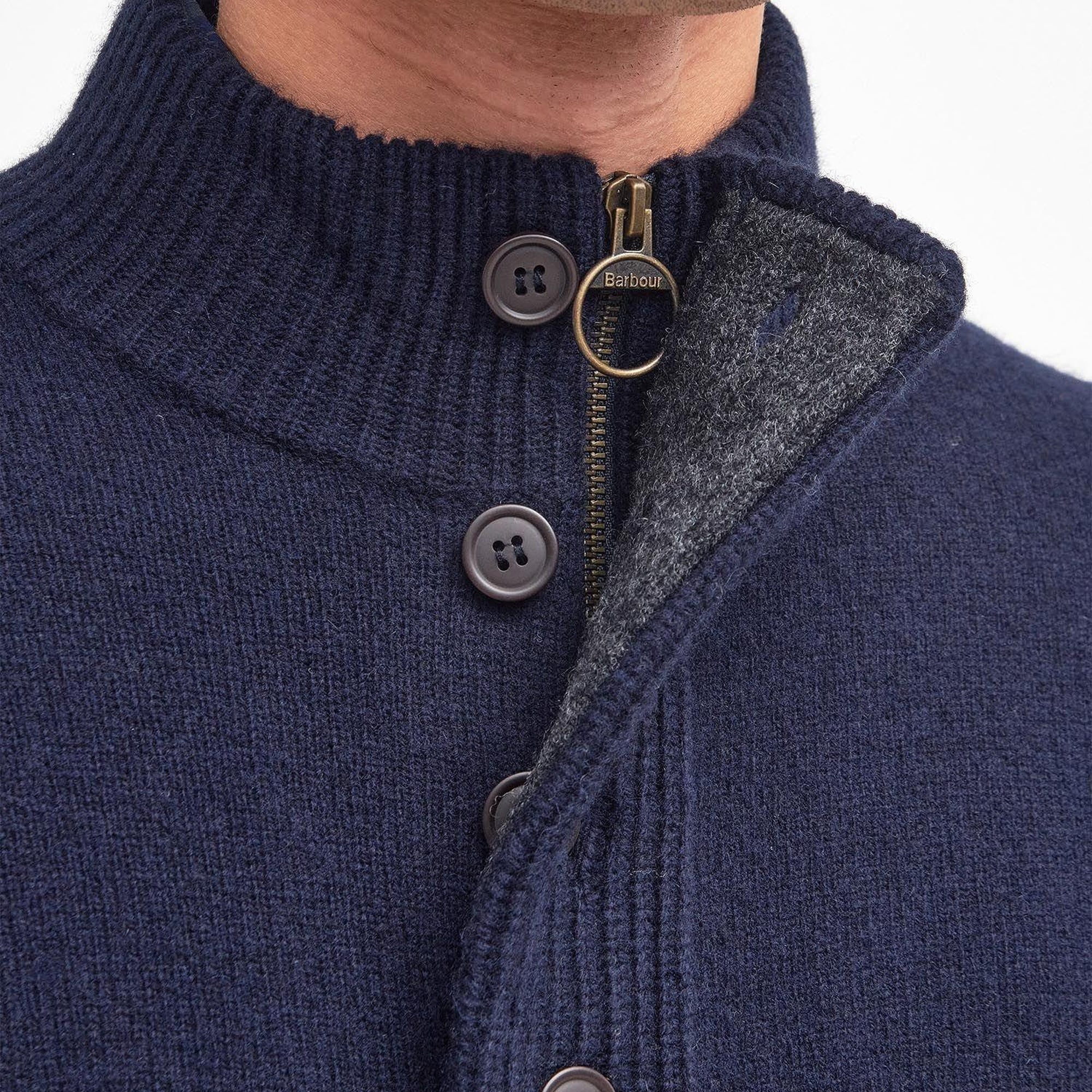 Barbour Patch Half Zip Kazak