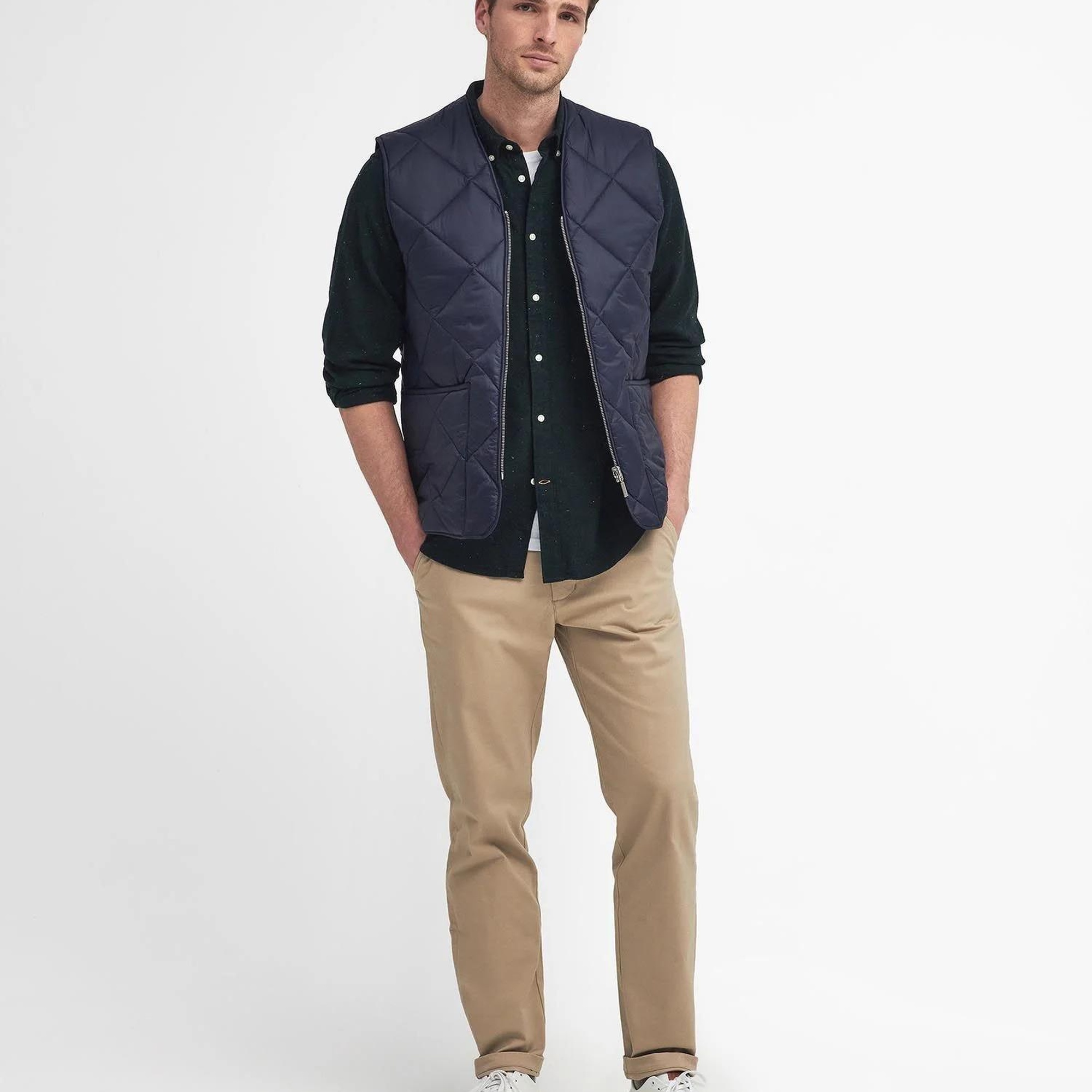 Barbour Large Box Kapitone İçlik-Yelek - Bedale, Beaufort, Ashby ve Bristol ceketler ile uyumludur