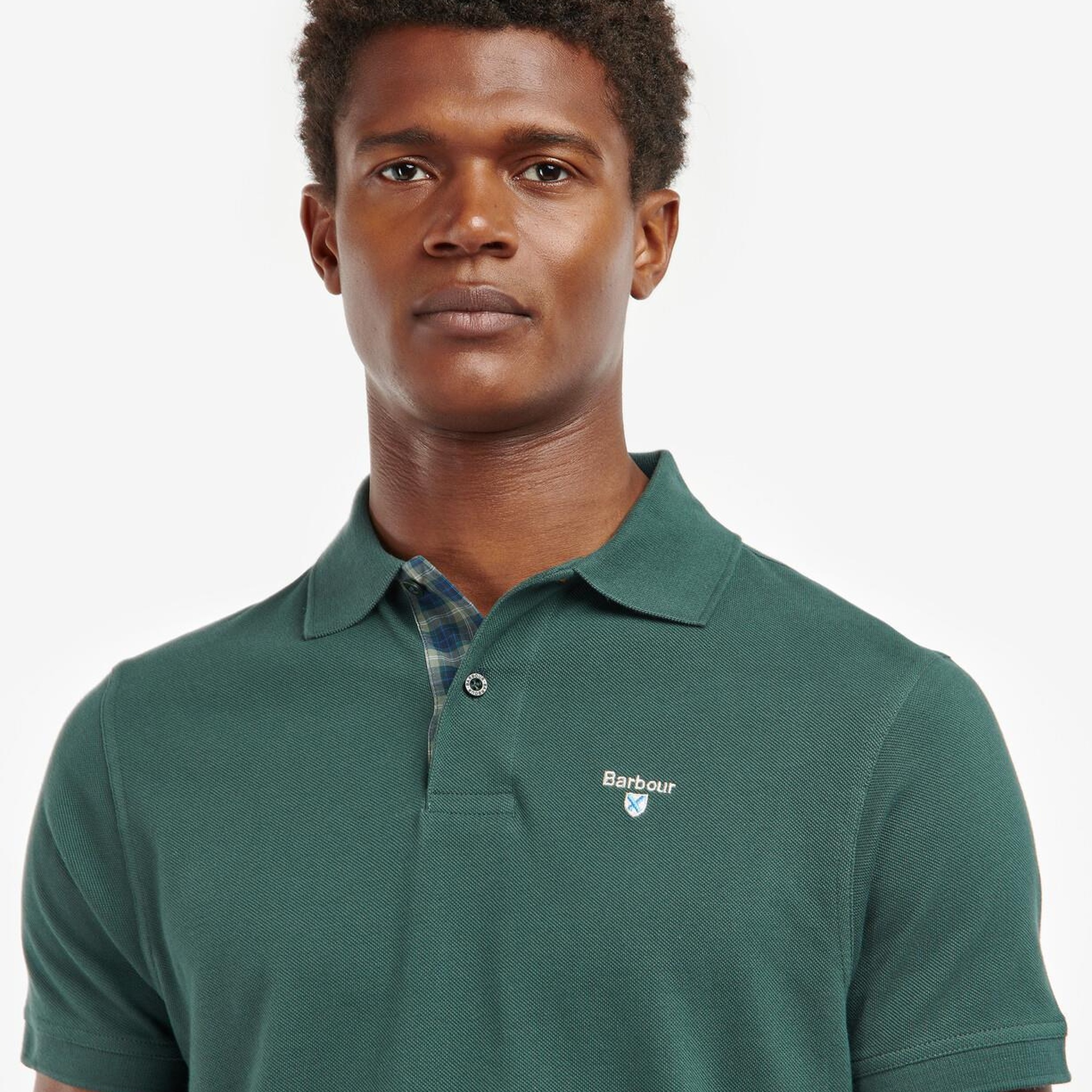 Barbour Tartan Pique Polo Yaka
