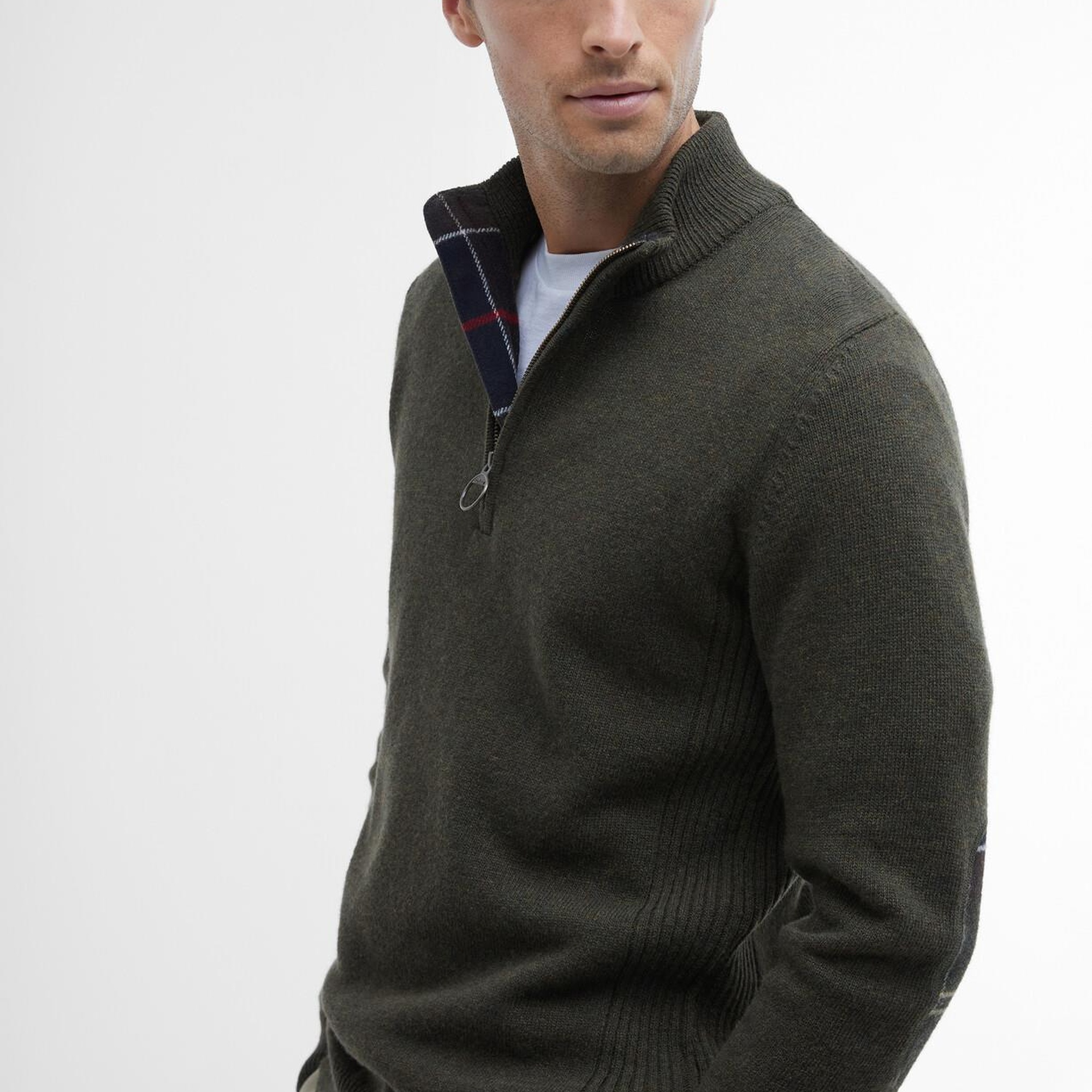 Barbour Holden Half Zip Knitted Kazak