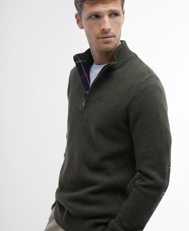  Barbour Holden Half Zip Knitted Kazak