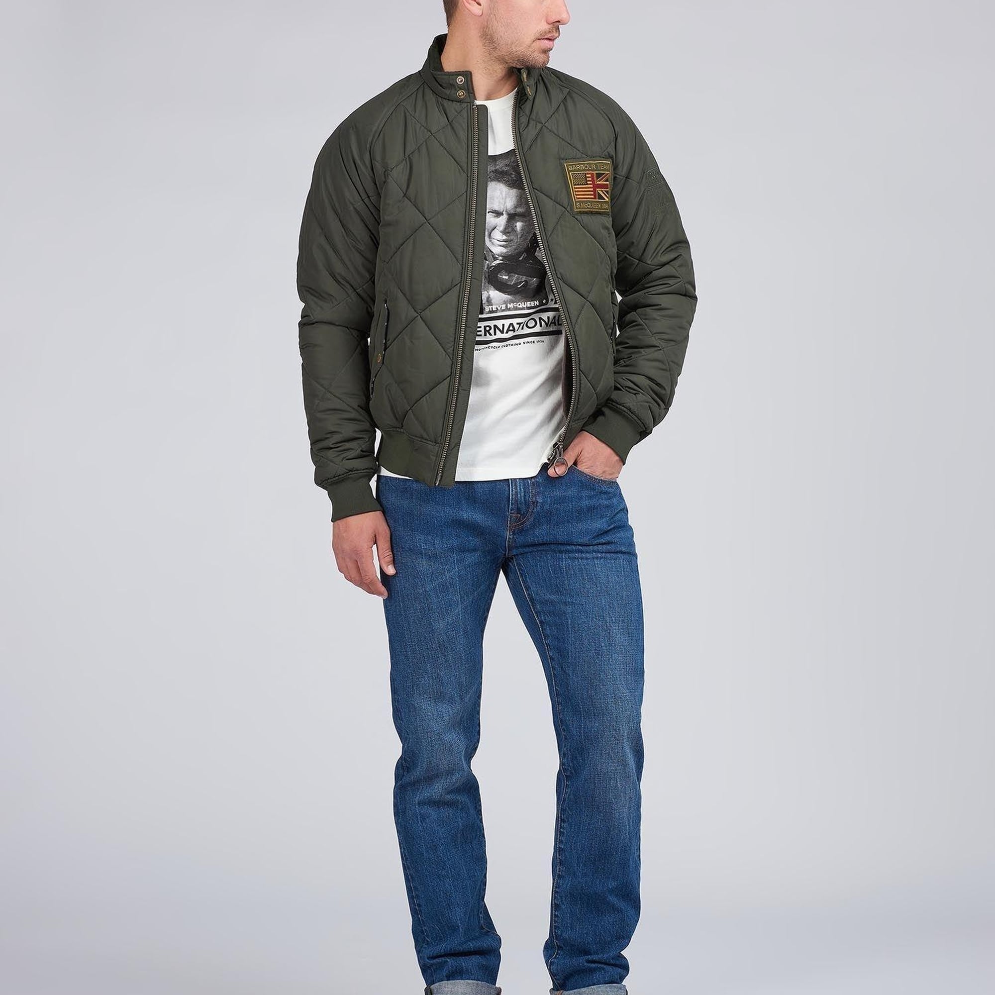 Barbour Int. Steve Mcqueen Kapitone Ceket