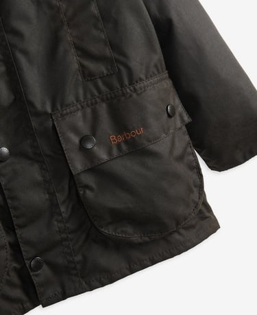  Barbour Erkek Çocuk Beaufort Yağlı Ceket