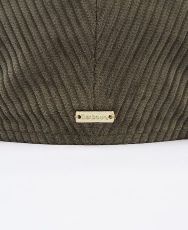  Barbour Kadın Craster Cord Flat Şapka