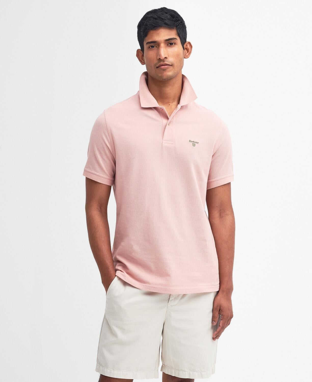  Barbour Lightweight Sports Polo Yaka