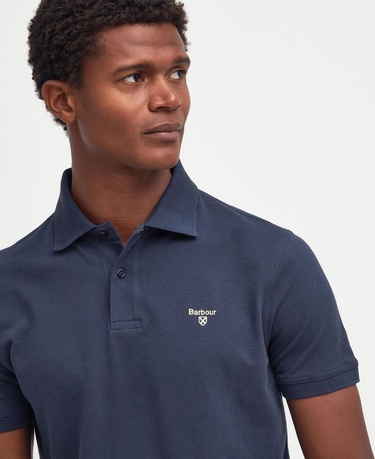  Barbour Lightweight Sports Polo Yaka