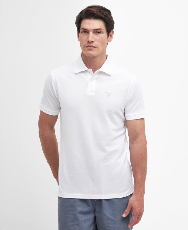  Barbour Lightweight Sports Polo Yaka