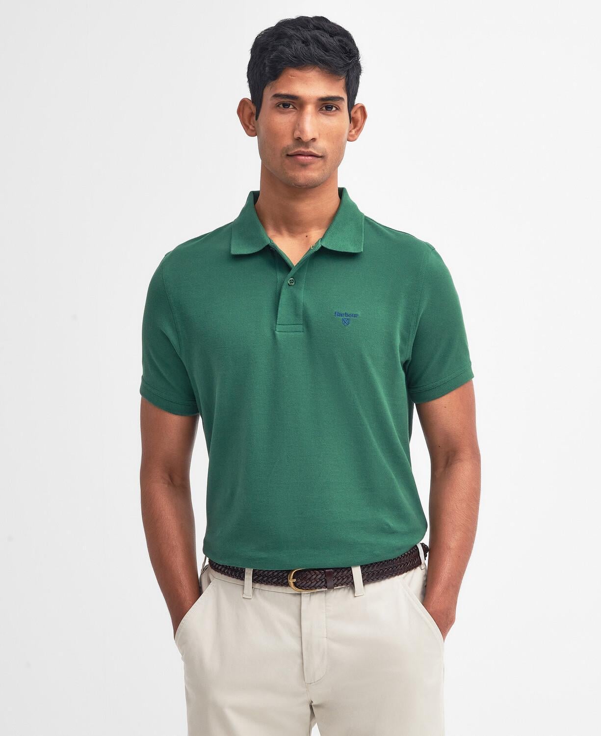  Barbour Lightweight Sports Polo Yaka