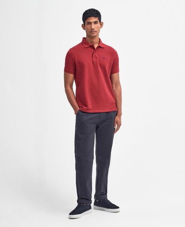  Barbour Lightweight Sports Polo Yaka