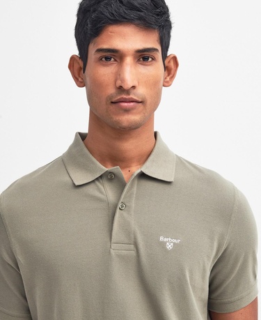  Barbour Lightweight Sports Polo Yaka