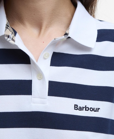  Barbour Ashbourne Çizgili Polo Yaka