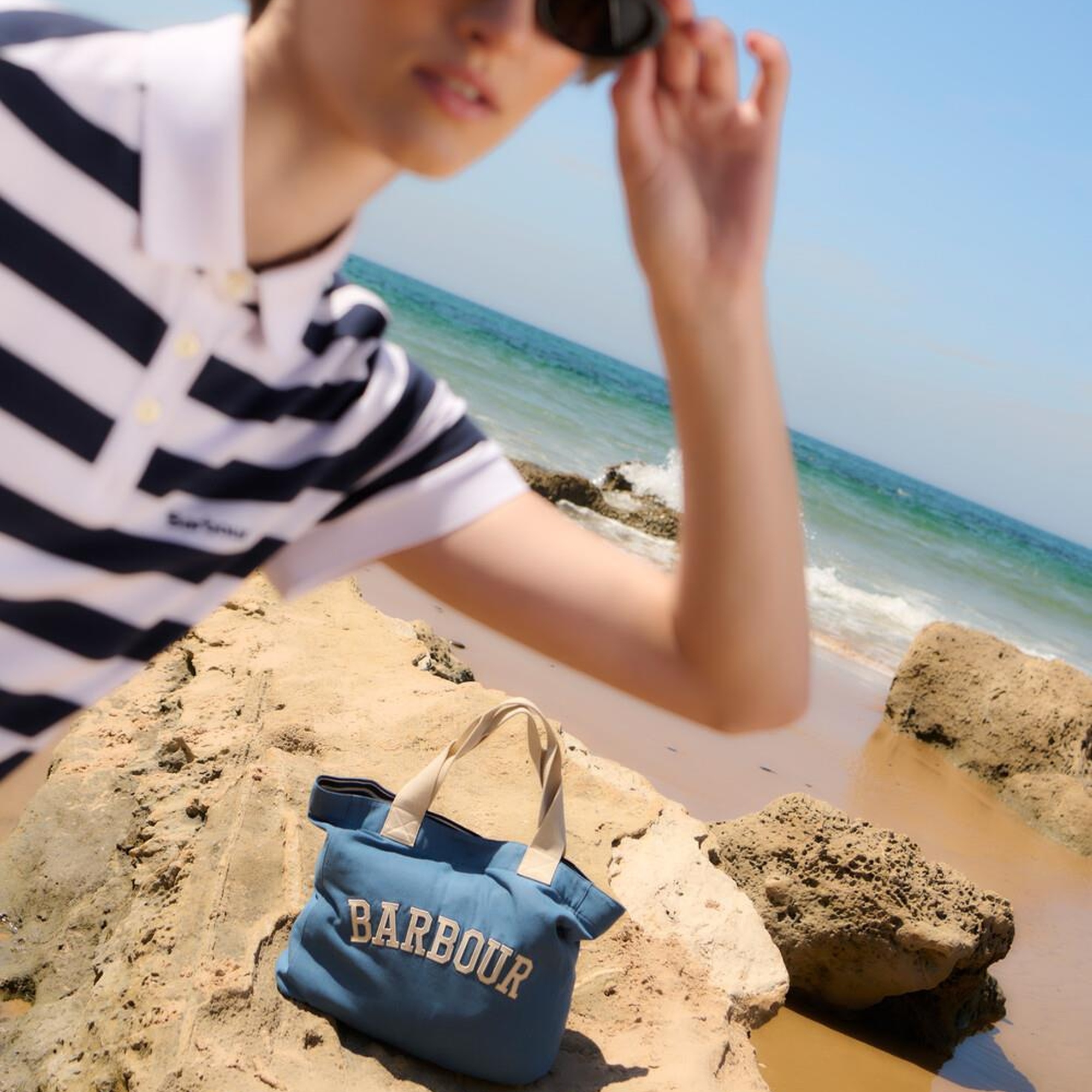 Barbour Ashbourne Çizgili Polo Yaka