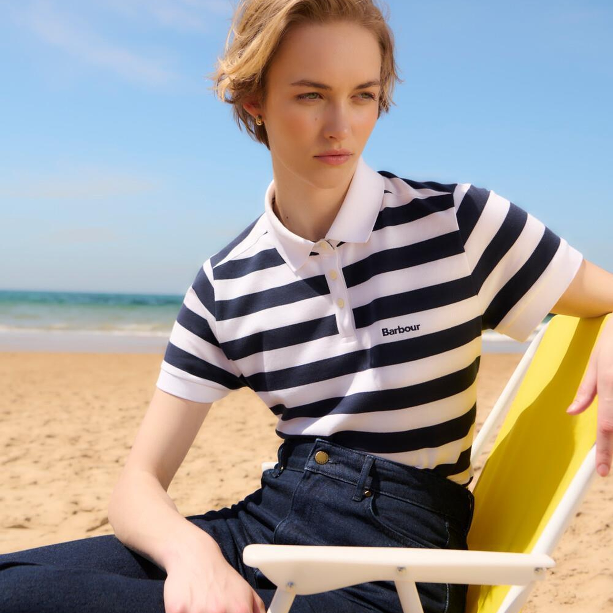 Barbour Ashbourne Çizgili Polo Yaka