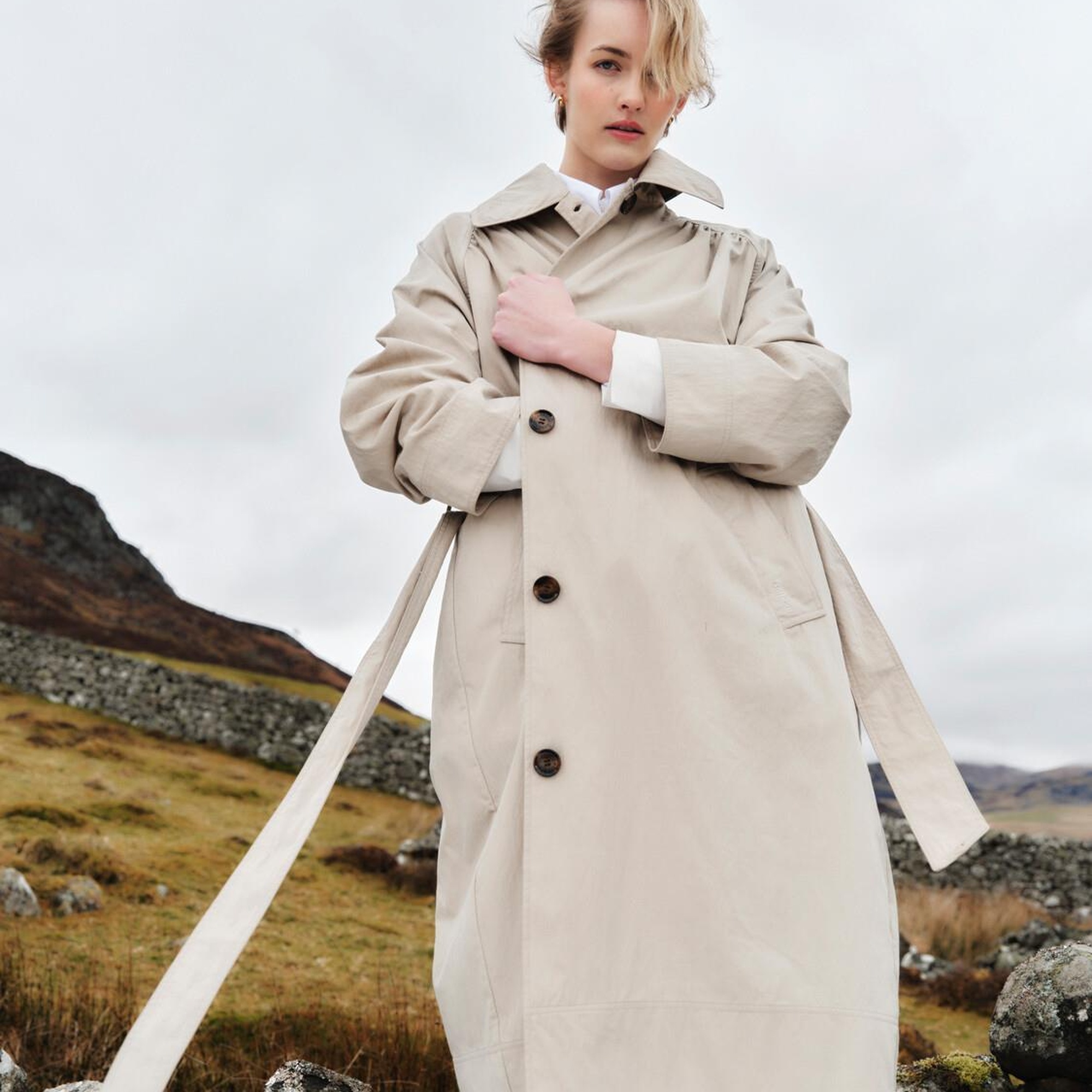 Barbour Garbo Showerproof Trençkot