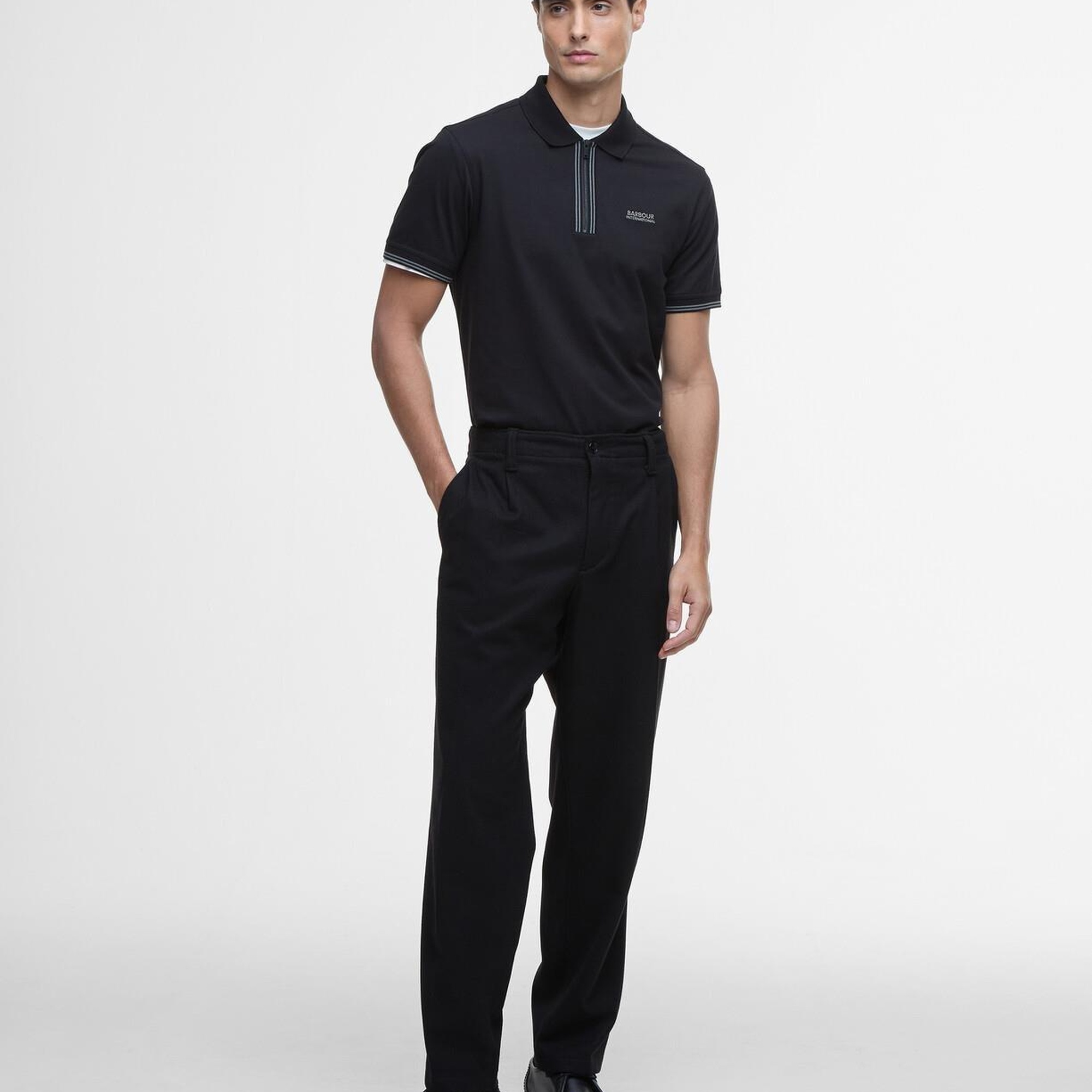 B.Intl Ollie Twin Tipped Placket Polo Yaka