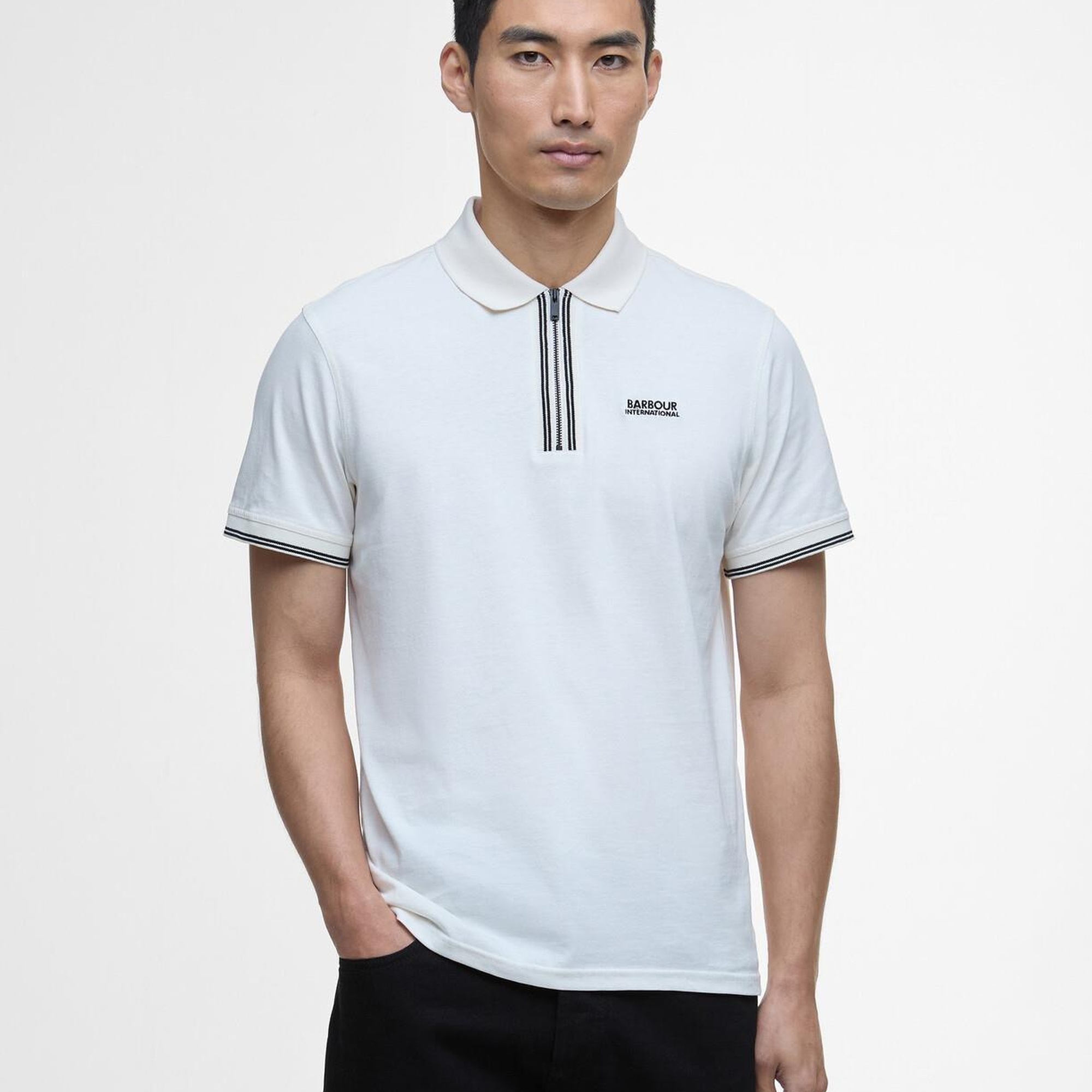 B.Intl Ollie Twin Tipped Placket Polo Yaka