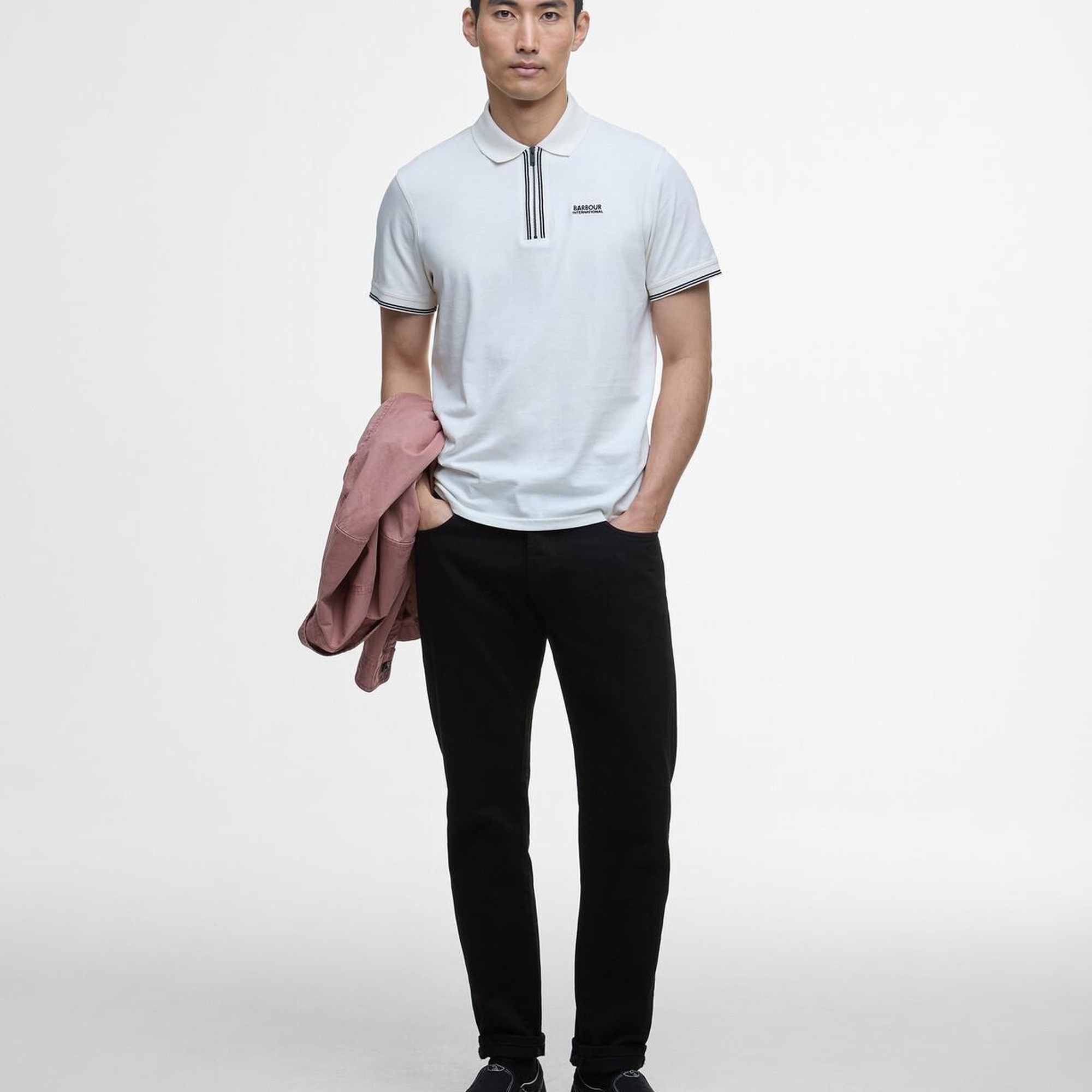 B.Intl Ollie Twin Tipped Placket Polo Yaka