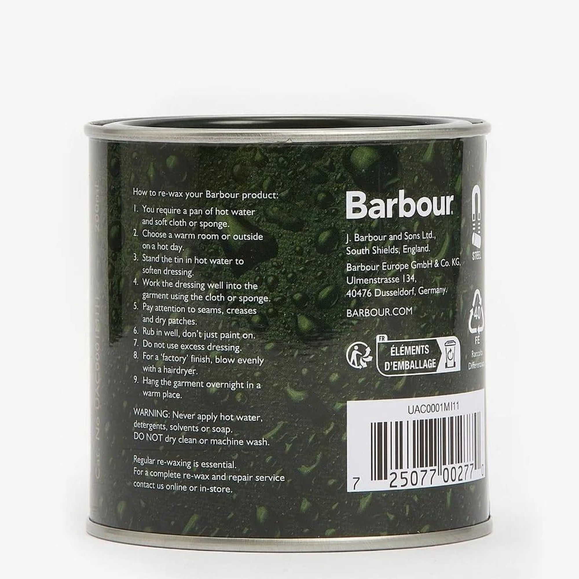Barbour Thornproof Wax - Tüm Yağlı Ceketler İçin