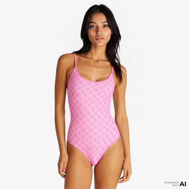  Guess Kadın Pembe Mayo