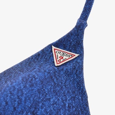  Guess Kadın Mavi Bikini Üstü